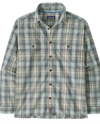 Hvid Patagonia Mens Island Hopper Shirt Longshore Dyno White - Patagonia Shirt  - 198077537083
