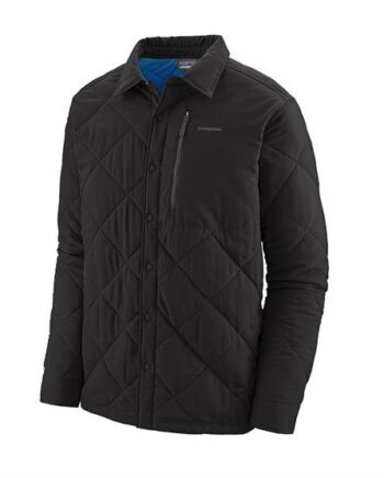 Sort Patagonia Mens Tough Puff Shirt Black Viking Blue - Patagonia Shirt  - 191743038396