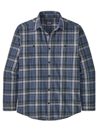 Grøn Patagonia Mens Pima Cotton Shirt Campfire Northern Green - Patagonia Shirt  - 194187685676