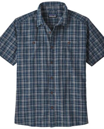 Patagonia Mens Back Step Shirt Founder Blue Stone - Patagonia Shirt  - 191743495540