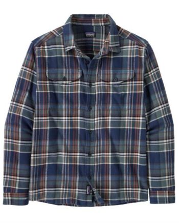 Patagonia Mens Fjord Flannel Shirt Adventurer New Navy - Patagonia Shirt  - 196924478923