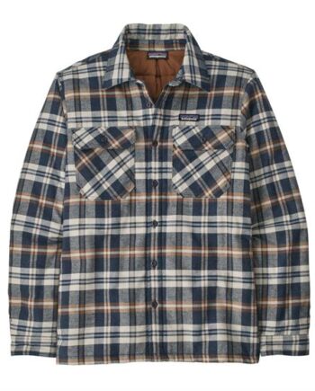 Patagonia Mens Ins Cotton Fjord Flannel Shirt Fields New Navy - Patagonia Shirt  - 195699989788