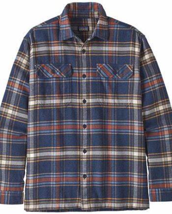 Patagonia Mens Fjord Flannel Shirt Defender Neo Navy - Patagonia Shirt  - 191743841040