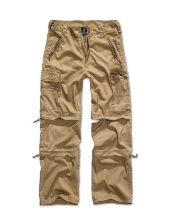 Camel Brandit Savannah Zip Cargobukser - Brandit Jeans  - 4051773032657