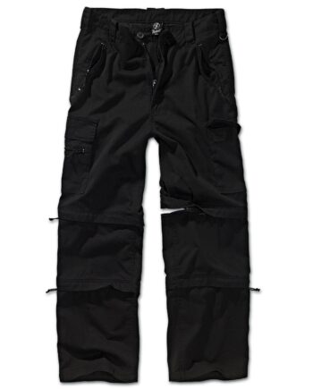 Sort Brandit Savannah Zip Cargobukser - Brandit Jeans  - 4051773021972