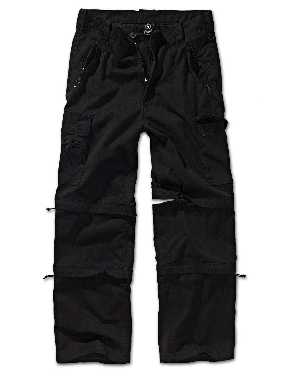 Sort Brandit Savannah Zip Cargobukser - Brandit Jeans - 4051773021972
