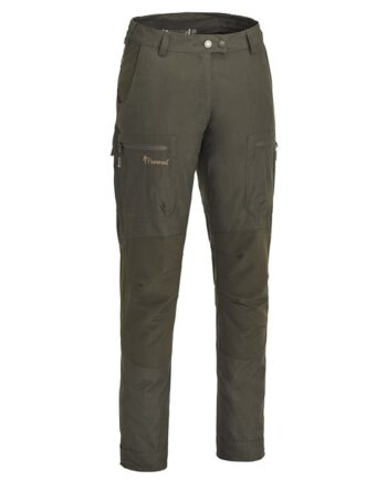 Grøn Pinewood Caribou Damebukser Dark Olive Bukser - Pinewood Jeans  - 7331090181304