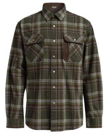 Grøn Pinewood Cornwall Shirt Mens Green Pine Green - Pinewood Shirt  - 7331090424739