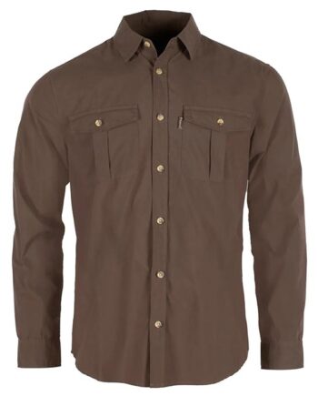 Grøn Pinewood Insectsafe Poplin Shirt Herre Mænd Dark Olive 2xl Skjorter - Pinewood Shirt  - 7331090486362