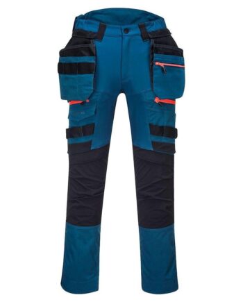 Portwest Dx4 Bukser Med Aftagelige Hængelommer Dx440 Metro Blå Bukser Portwest Underdele - Portwest Jeans  - 5036108326235