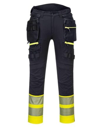 Sort Portwest Dx4 Vis Klasse Bukser Med Hængelommer Dx445 Gul Bukser Nodiscount Spar20 - Portwest Jeans  - 5036108358199