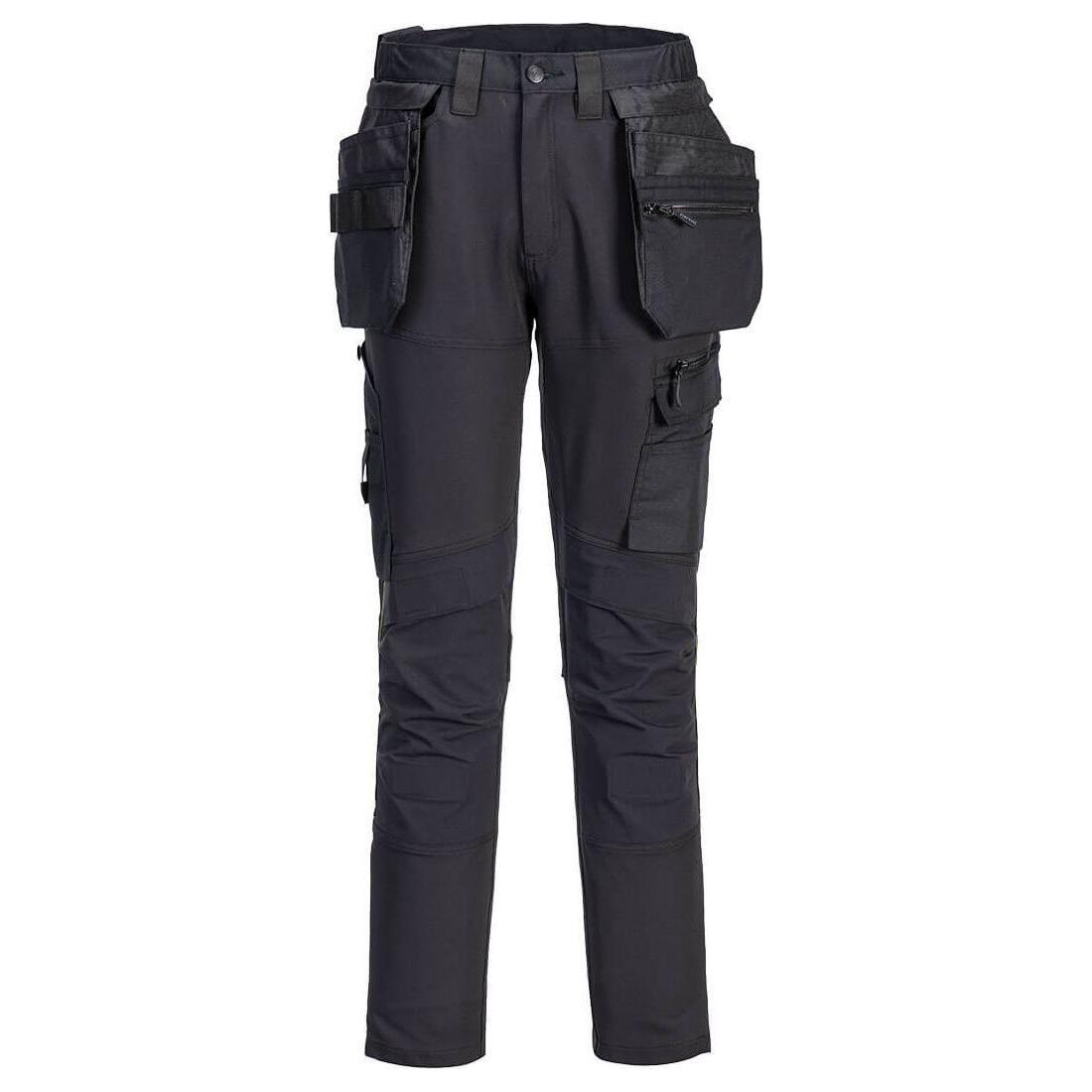 Sort Portwest Dx4 Service Bukser Dx456 Bukser Portwest Underdele - Portwest Jeans - 5036108397051