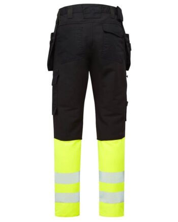 Sort Portwest Dx457 Dx4 Vis Klasse Bukser Gul Bukser Iso 20471 Klasse Vis - Portwest Jeans  - 5036108414925
