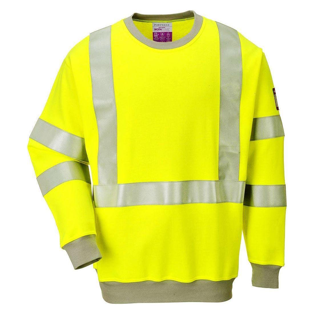 Portwest Anti Statisk Vis Sweatee Shirt Fr72 Gul Sweatee Shirt Portwest Sweatee Shirt - Portwest Shirt - 5036108249770