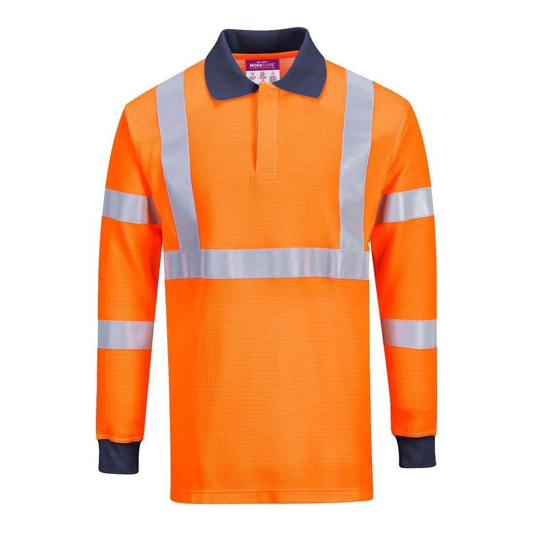 Portwest Ris Polo Shirt Fr76 Orange Poloshirt Overdele Portwest - Portwest Shirt - 5036108274024