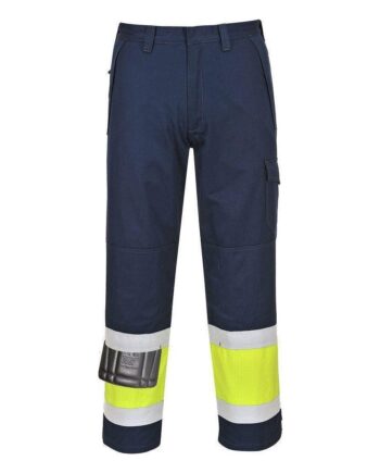 Portwest Vis Modaflame Bukser Mv26 Gul Marine Bukser Portwest Underdele - Portwest Jeans  - 5036108258185