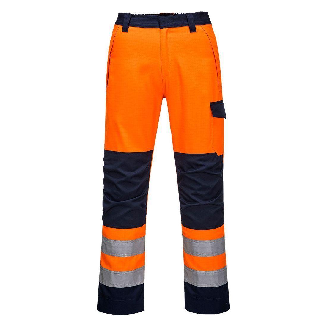 Portwest Modaflame Ris Orange Marine Bukser Mv36 Orange Marine Bukser Overdele Spar20 - Portwest Jeans  - 5036108277667