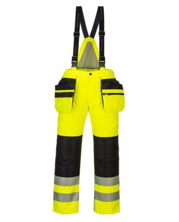 Sort Portwest Pw3 Vis Vinter Bukser Pw351 Gul Bukser Isolerende Mod Kulde Nodiscount - Portwest Jeans  - 5036108338993