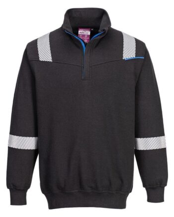 Sort Portwest Wx3 Flammebestandig Sweatee Shirt Fr710 Sweatee Shirt Portwest Sweatee Shirts - Portwest Shirt  - 5036108386765