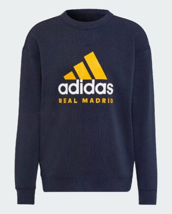 Blå Real Madrid Sweatee Shirt Dna Adidas - Adidas Shirt  - 4065429408987