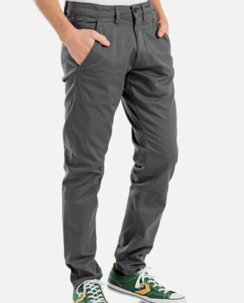 Dark Grey Reell Flex Tapered Chino Bukser Mørk Grå - Reell Jeans  - 4051015273190