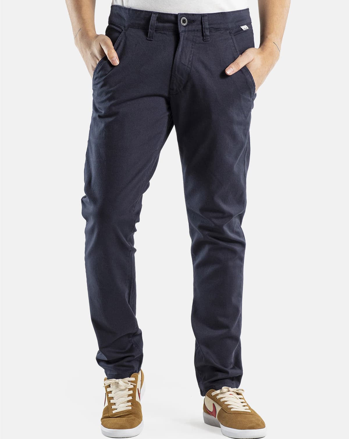 Navy Reell Flex Tapered Chino Bukser - Reell Jeans - 4051015137928