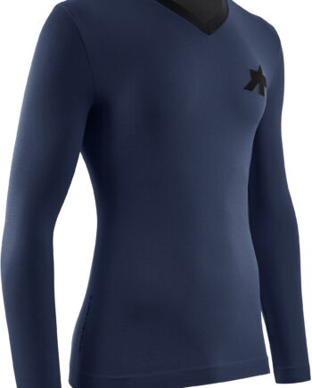 Assos Tactica Longsleeve Tech Shirt Stone Blue - Assos Shirt  - 7627776024332