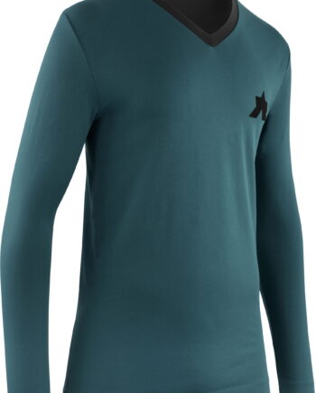 Grøn Assos Tactica Longsleeve Tech Shirt Foundation Green - Assos Shirt  - 7627776024363