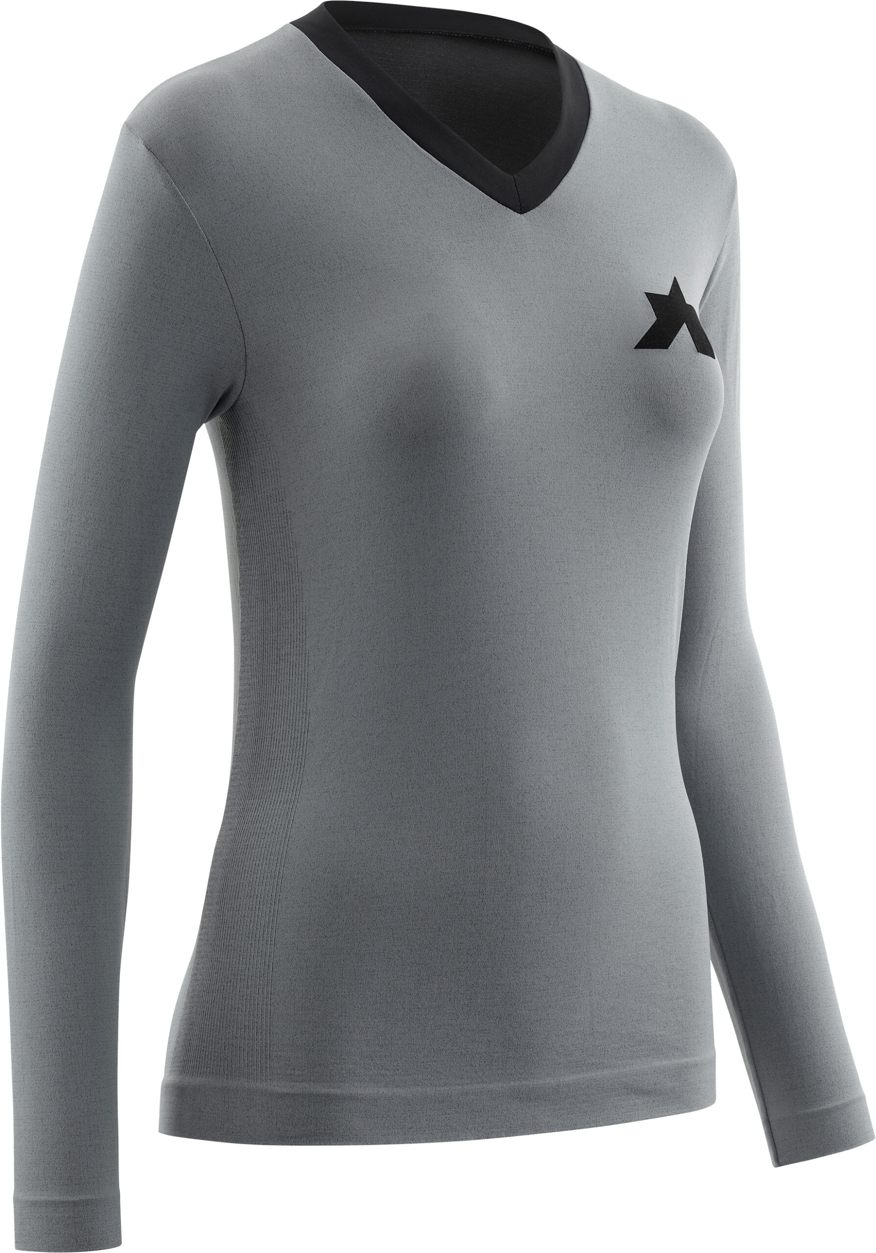 Assos Tactica Womenampx2019 Longsleeve Tech Shirt Fanatic Silver - Assos Shirt - 7627776024868