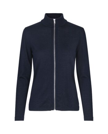 Seven Seas The Cardigan Dame S661 Navy Sweatee Shirt Nodiscount Sweatee Shirt Med Lynlås - Id Identity Shirt  - 5709245941547