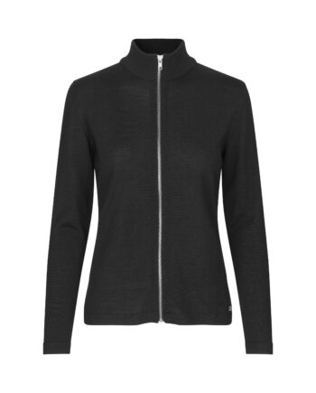 Sort Seven Seas The Cardigan Dame S661 Sweatee Shirt Nodiscount Sweatee Shirt Med Lynlås - Id Identity Shirt  - 5709245941608