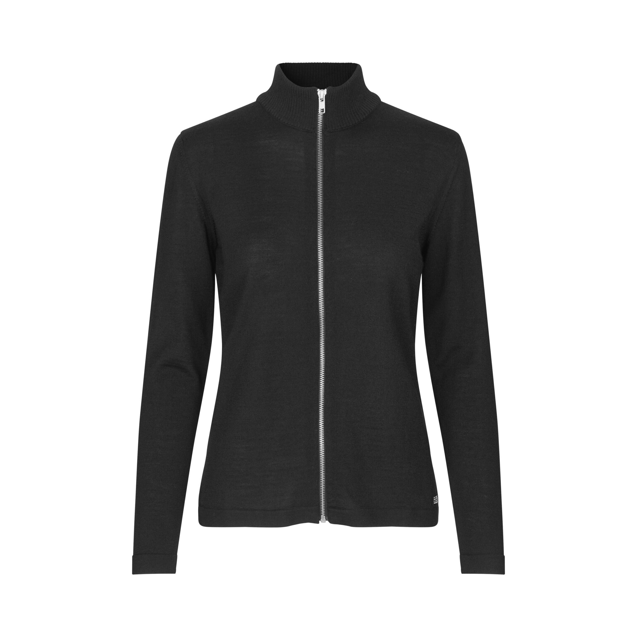 Sort Seven Seas The Cardigan Dame S661 Sweatee Shirt Nodiscount Sweatee Shirt Med Lynlås - Id Identity Shirt - 5709245941608
