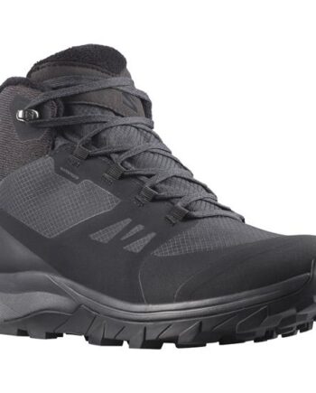 Sort Salomon Outsnap Womens Black Ebony - Salomon SkoSneaksers  - 193128386252