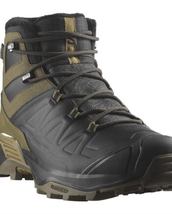Sort Salomon Ultra Snowpilot Mens Black Military Olive - Salomon SkoSneaksers  - 195751784726