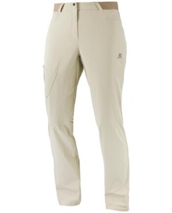 Salomon Wayfarer Pants Womens Plaza Taupe - Salomon Jeans  - 193128825126