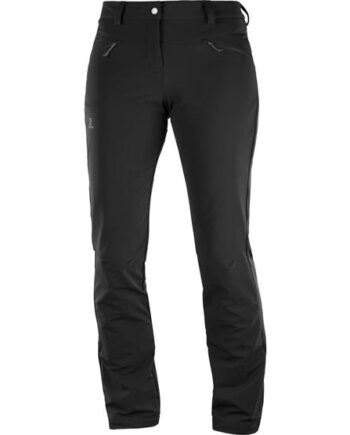 Sort Salomon Wayfarer Straight Warm Pant Womens Black - Salomon Jeans  - 0889645714820