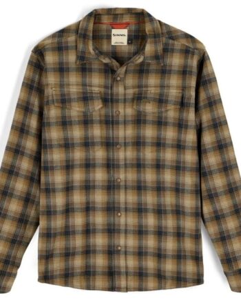 Simms Gallatin Flannel Shirt Kennebec Plaid:stone - Simms Shirt
