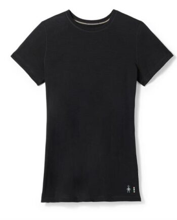 Sort Smartwool Womens Merino Shirt Black - Smartwool Shirt  - 196246597333
