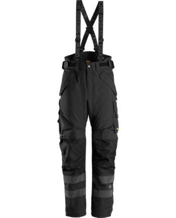 Sort Snickers Buks Vandtæt 6620 Bukser 342 Kort Holder - Snickers Jeans  - 7332515392725