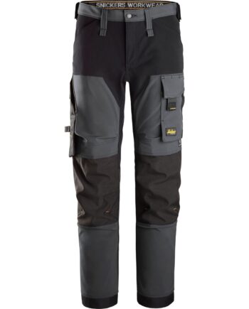 Sort Snickers Buks Stretch 6375 Koksgrå Bukser Arbejdsbukser Beklædning - Snickers Jeans  - 7332515588920