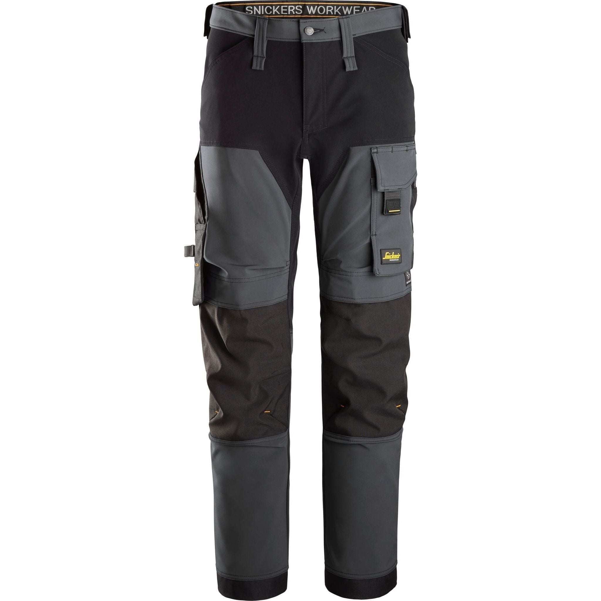 Sort Snickers Buks Stretch 6375 Koksgrå Bukser Arbejdsbukser Beklædning - Snickers Jeans - 7332515588920