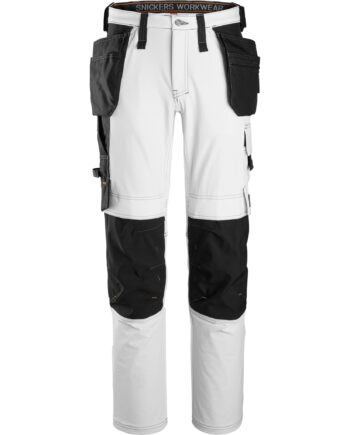 Hvid Snickers Buks Stretch Med Hylsterlommer Sort 6271 Sort Bukser Beklædning Discount - Snickers Jeans  - 7332515577290