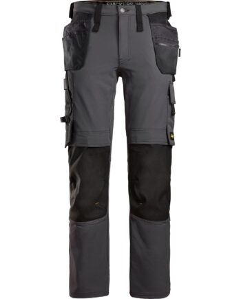 Sort Snickers Buks Stretch Med Hylsterlommer Koksgrå 6271 Koksgrå Bukser Arbejdsbukser Bukser - Snickers Jeans  - 7332515356475