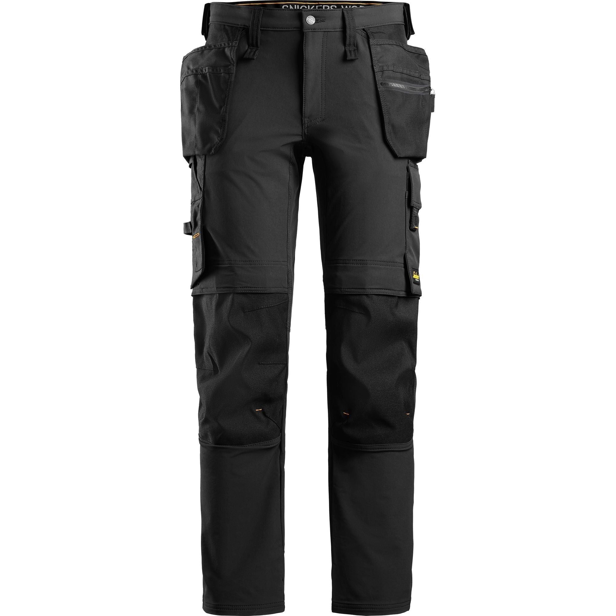 Sort Snickers Buks Stretch Med Hylsterlommer 6271 Bukser Arbejdsbukser Discount - Snickers Jeans - 7332515355713