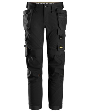 Sort Snickers Buks Stretch Med Hylsterlommer 6275 Bukser Arbejdsbukser Discount - Snickers Jeans  - 7332515585882