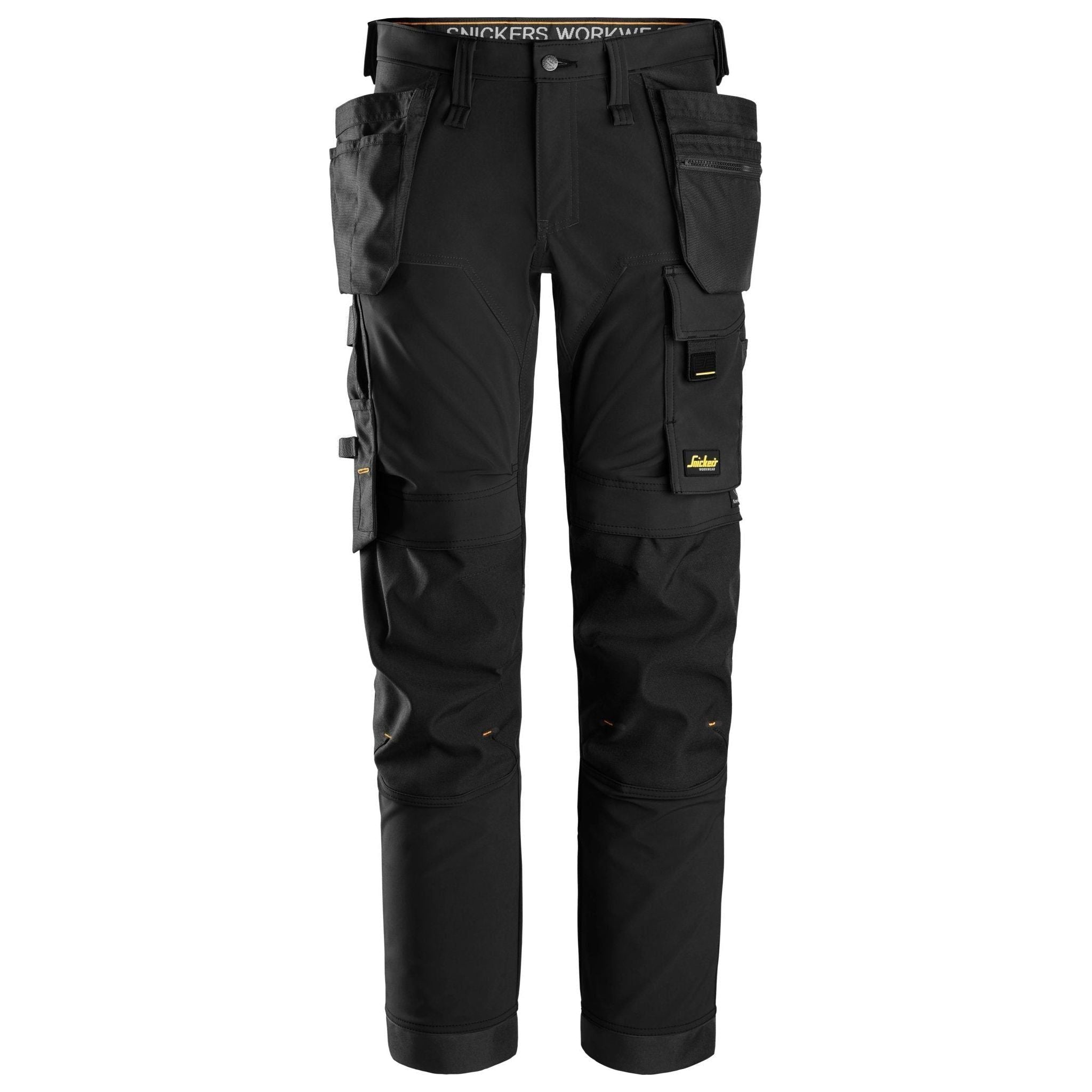 Sort Snickers Buks Stretch Med Hylsterlommer 6275 Bukser Arbejdsbukser Discount - Snickers Jeans - 7332515585882