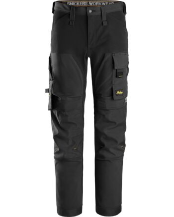 Sort Snickers Buks Stretch 6375 Bukser Arbejdsbukser Discount - Snickers Jeans  - 7332515588166