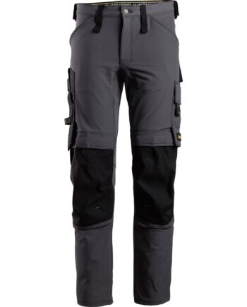 Sort Snickers Buks Full Stretch 6371 Koksgrå Bukser Arbejdsbukser Cordura - Snickers Jeans  - 7332515358752