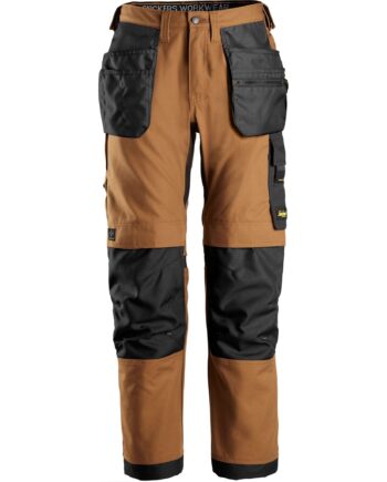 Sort Snickers Bukser Canvas Med Hylsterlommer Brun 6224 Brun Bukser Bukser Discount - Snickers Jeans  - 7332515422828