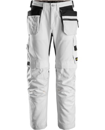 Hvid Snickers Bukser Canvas Med Hylsterlommer 6224 Bukser Snickers - Snickers Jeans  - 7332515426697